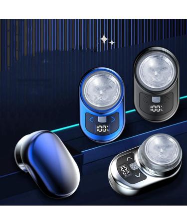 Portable Electric Shaver for Men | Mini Beard Shaver with LCD Display | Rechargeable Travel and Home Use - Buy Online on GoSupps.com