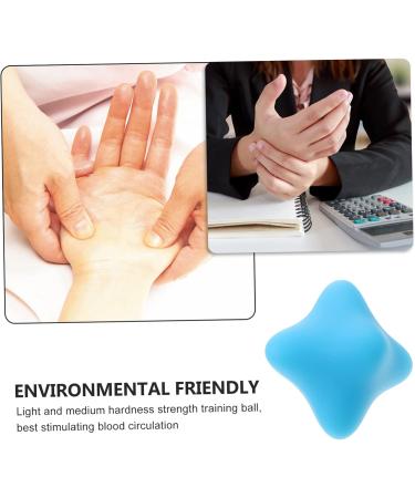 Toddmomy Bouncing Reaction Balls - Finger Grip Training & Hand Coordination Exercise | Blue Baoding Fitness Ball 5.8x5.8cm - Buy Online on GoSupps.com