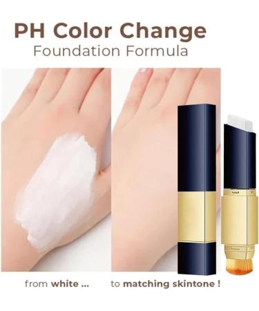 Double-sided concealer with brush Long-lasting waterproof concealer Long-lasting makeup full concealer stick Multifunctional concealer Double-sided makeup brush foundation concealer Natural+ivory - Buy Online on GoSupps.com