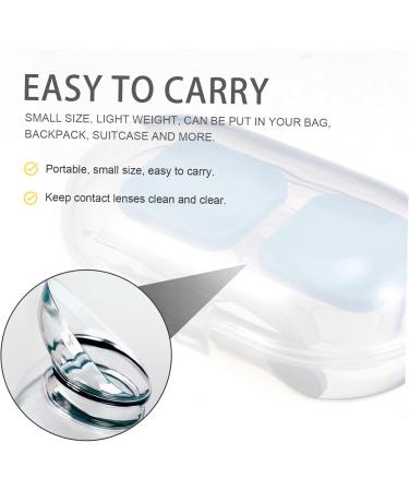 Buy SOLUSTRE 5 Sets Push Glasses Case | Contact Lens Container | Travel-Friendly PP Glasses Frame - Buy Online on GoSupps.com