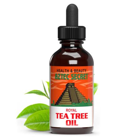 Aztec Secret - Royal Tea Tree Oil - 100% Pure - 2 OZ - Deep Hair & Skin Moistruizer - 1 pack (2 oz)