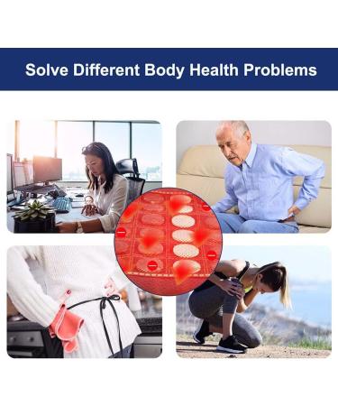 Haoding Fern Infrared Heating Pillows & Mat | Turmaline Jade Stone Heat Pad for Pain Relief | 45x45cm - Buy Online on GoSupps.com