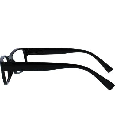 Men's Black Large Designer Reading Glasses with Spring Hinges - R11-1 +2.00 | The Reading Glasses Company - International Shipping Available - Buy Online on GoSupps.com