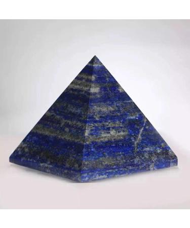 60mm-70mm Natural Lapis Lazuli Quartz Stone Carved Crystal Pyramid for Decoration 1pc Obelisk - Buy Online on GoSupps.com