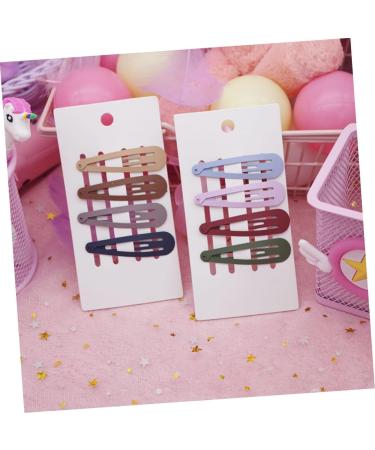 FRCOLOR Childrens Barrettes hair clips for girls girl hair clips girls hair clips hair clips for snap hair clips Pure Color Barrettes Barrettes Girls Snap Hairpins Pearlescent child - Buy Online on GoSupps.com