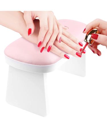Kalolary Professional Leather Nail Arm Rest for Manicures - Pink - Buy Online on GoSupps.com