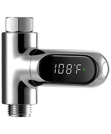 Instant Read Shower Thermometer | Faucet Shower Kit | LED Display Supports Celsius and Fahrenheit | Suitable for Baby/Self-Shower Kids/Kitchen Faucet(New Style)