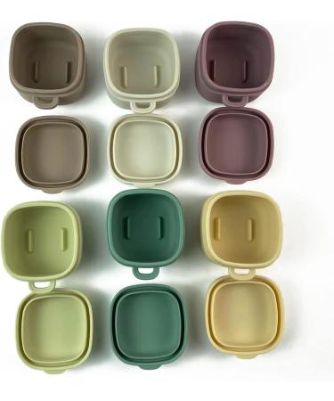 Silicone Pacifier Case - Dustproof Dummy Storage Holder with Lid & Hooks | Newborn Care Accessory - Brown - Buy Online on GoSupps.com