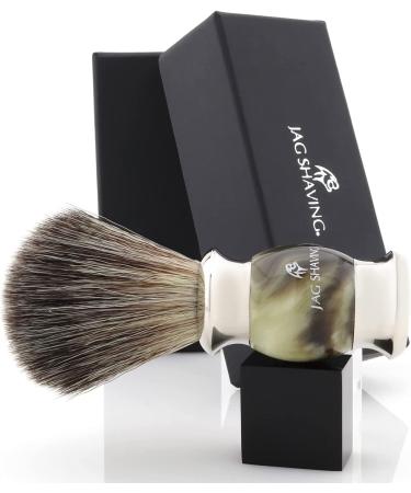 JAG Shaving Razor Brush - Premium Real Roof Hair | Lee Range Green Hornimitation - Perfect Match for Your Razor Planer - Buy Online on GoSupps.com