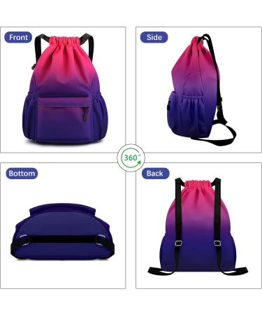 Shop Sarsumir Waterproof Gymnastics Sports Bags | Large Capacity Cordstring Backpack for Women & Boys - Buy Online on GoSupps.com