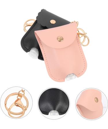 FOMIYES 8 STK PU Leather Key Rings & Medallion Travel Bottles | Stylish Hand Soap Pendants & Decor for Keychains - Buy Online on GoSupps.com