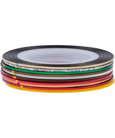 10 Nail Tape Stripe Decoration Sticker Hologram - Buy Online on GoSupps.com