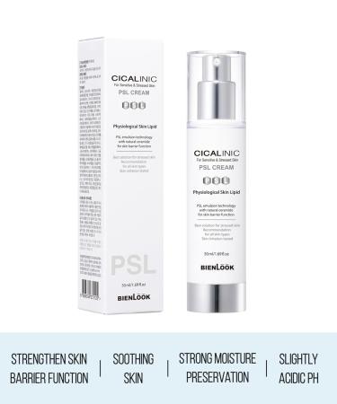 CICALINIC PSL Cream 1.69 fl oz - Advanced Skin Barrier Repair for Sensitive Skin | Plant-Derived Ceramides & Phytosterols | Deep Moisturizing Korean Skin Care - Buy Online on GoSupps.com