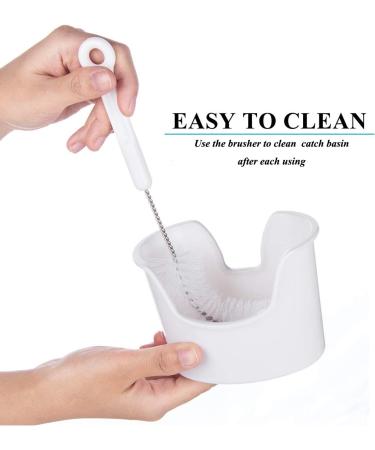 TopQuaFocus Earwax Removal Kit - Ear Cleaner for Adults & Kids - 500ml Ear Irrigation Flushing System (Clear White) - Buy Online on GoSupps.com