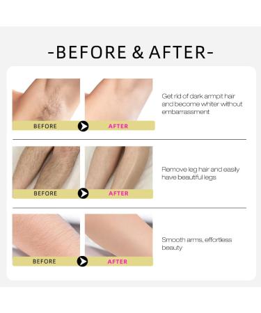 2pcs Depilatory Care Essential Oil Gentle Skin Care Smooth Body Skin Hair Removal Cleansing Moisturizing Daily Care Essential Oil - Buy Online on GoSupps.com