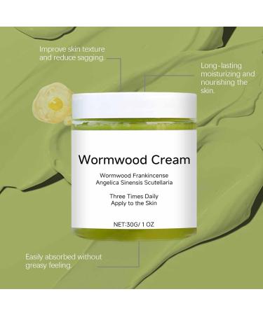 Natural Wormwood Cream with Frankincense | Moisturizing Soothing & Firming Organic Body Cream - Buy Online on GoSupps.com