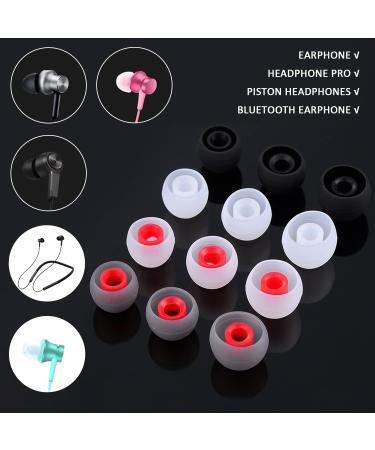 48 Pieces Silicone Earplugs Replacement Tips - S/M/L Sizes for Headphones - In-Ear Cushions with Storage Bag - Buy Online on GoSupps.com