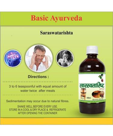 NN Saraswatarishta Natural Gold Formula 450ml - Buy Online on GoSupps.com