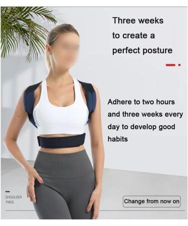 DFHBFG Posture Corrector Upper Back Brace - Adjustable Support & Neck Relief for Pain - International Shipping Available - Buy Online on GoSupps.com