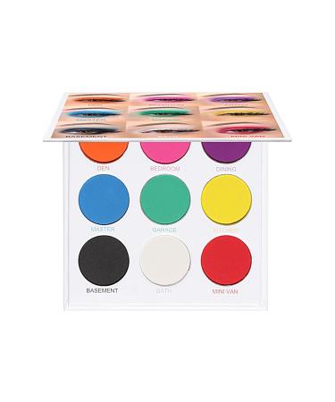 Eyeshadow Palette - 9-Color Eye Makeup Pallet - Blendable Long-lasting Highly Pigmented Fine Powder Matte Eye Shadow for Women Hersil
