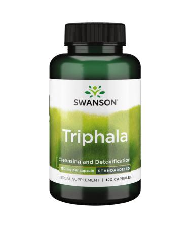 Swanson Triphala (Standardized) 250 Milligrams 120 Capsules