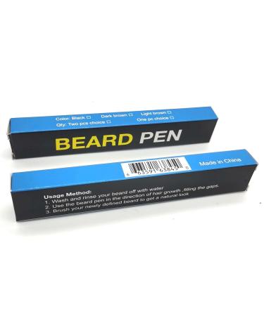 Folpus Men's Beard Pencil Filler - Precision Beard Filler Pen in Dark Grey for Perfect Styling - International Shipping Available - Buy Online on GoSupps.com