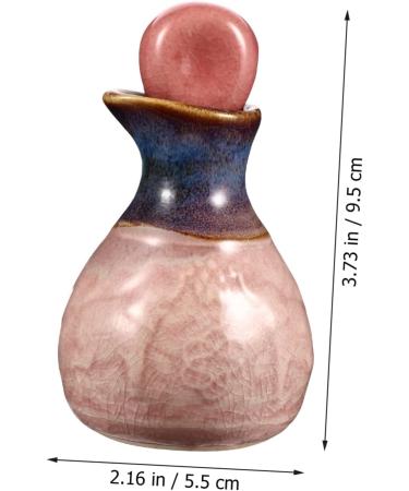 Didiseaon 1 Set Aromatherapy Bottle Vintage Essential Oil Pot Ceramics 9.5X5.5cm Pink - Buy Online on GoSupps.com