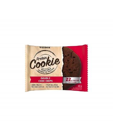 Weider Protein Cookie Double Choc Chips 12 x 90 g Double Choc Chips 90 g (pack of 12) - Buy Online on GoSupps.com