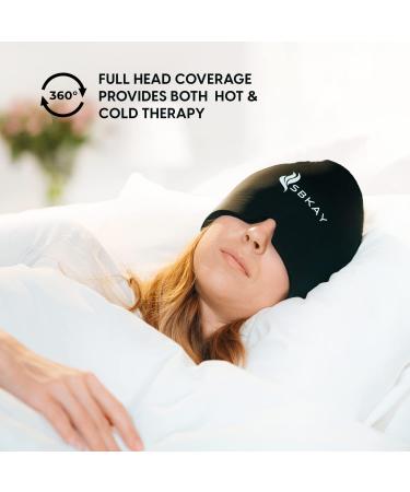 Comfortable Migraine Relief Cap | Gel Ice Head Wrap for Natural Hot/Cold Therapy - Headache & Stress Relief | One Size Fits All - Buy Online on GoSupps.com