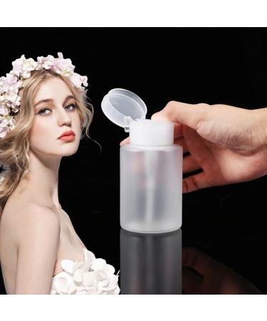 120ml Acrylic Cosmetic Pump Bottle Dispenser - 5pcs - Ideal for Alcohol & Liquid Remover - International Shipping Available - Buy Online on GoSupps.com