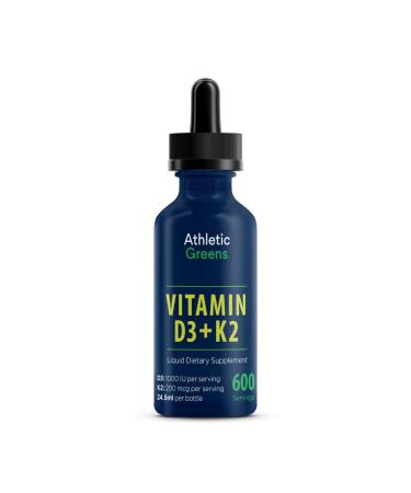 Balanced Vitamin D3 and K2 Liquid Formula From Athletic Greens 24.5 ml