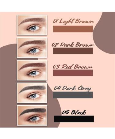 Palashop 4 Tipped Precise Brow Pen Lumierez 4 Tipped Precise Brow Pen 4 Point Eyebrow Pencil 4 Tipped Precise Brow Pen Waterproof Smudge-Proof Creates Natural Looking (Grey Brown) - Buy Online on GoSupps.com