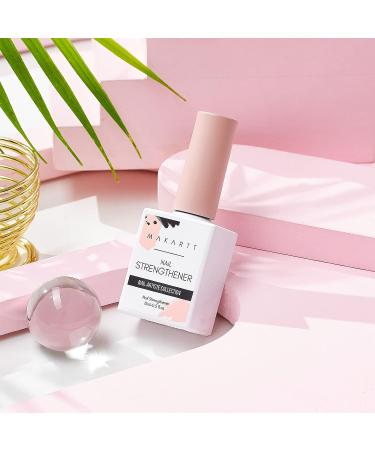 Makartt Gel Nail Strengthener | Nail Hardener for Weak Nails | Clear Soak Off Lacquer | Long Lasting DIY Nail Art - Buy Online on GoSupps.com