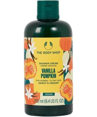 The Body Shop Vanilla Pumpkin 250ml Shower Cream - Sweet & Creamy for Normal to Dry Skin - Vegan - Buy Online on GoSupps.com