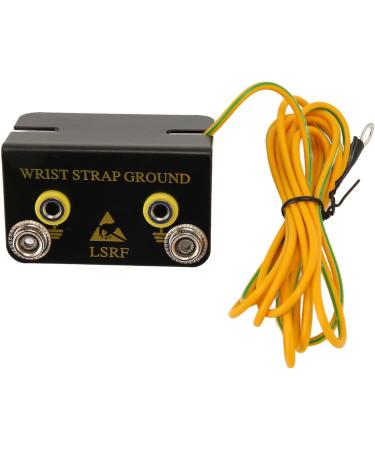 ESD Wristband Grounding Socket with 1.6M Cable | Antistatic 2 Hole Ring Lug Strap - International Shipping Available - Buy Online on GoSupps.com