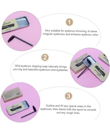 Didiseaon 2 Sets Eyebrow Soap Natural Bar Soap Brow Lamination Kit Brow Cream Eyebrow Trimming Cosmetics Woman - Buy Online on GoSupps.com