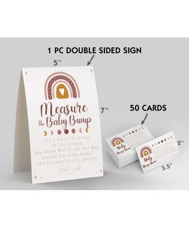 Baby Shower Games Set: Measure Mommy's Belly & Advice Cards - Fun Mommy Belly Size Game Kit (NIU-K03) - Buy Online on GoSupps.com