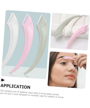 Frcolor 6-Piece Dermaplaning Razor Set - Eyebrow Razor & Hair Edge Brush for Women | Stainless Steel Face Shaver Tool - Buy Online on GoSupps.com