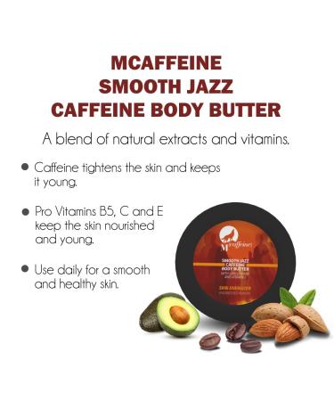 Shop Mcaffeine Smooth Jazz Caffeine Body Butter 50ml | Nourishing Skincare for All Skin Types - Buy Online on GoSupps.com
