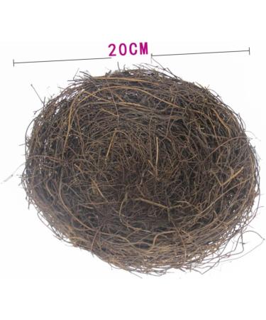 Buy Wofashpuret Artificial Spring Branches & Bird Nest Decor - 20cm Floral Moss Decoration for Home & Garden - Buy Online on GoSupps.com