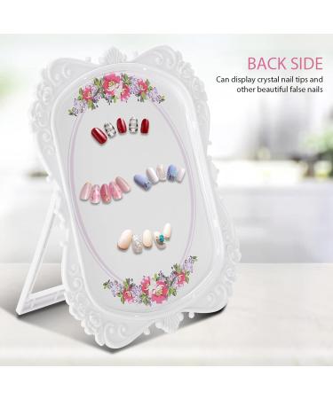 Nail Art Display Stand Tips Display Stand Rack Holder for Beauty Personal Care Floral Design 48 Colors Nail Polish Gel Card Nail Art Practice Tool - Buy Online on GoSupps.com