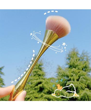 Dajidafu Makeup Brush Powder Blending Face Brushes Long Handle Artificial Fiber Plating Reusable Make Up Tool Replacement Colorful - Buy Online on GoSupps.com