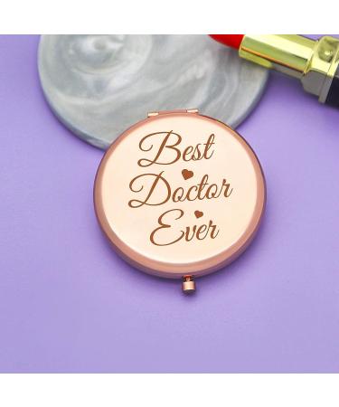 Jielahua Rose Gold Compact Mirror - Doctor Appreciation & Graduation Gift - Buy Online on GoSupps.com
