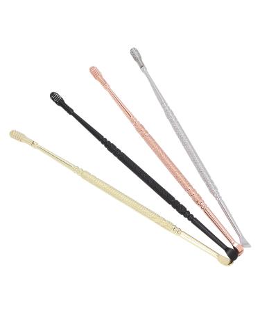 Stainless Steel Double Head Ear Spoon | 360 Spiral Earwax Remover | 4 Colors | Cleansing Tool - Buy Online on GoSupps.com