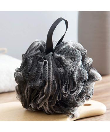 3Pcs Loofah Sponge Exfoliator Set - Bath Ball Shower Scrubber & Mesh Pouf for Ultimate Body Care | Exfoliating Bathing Accessories - Buy Online on GoSupps.com