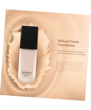 WOONEKY Liquid Foundation Makeup Supplies Nude Foundation Nude Makeup Foundation Glass Black - Buy Online on GoSupps.com