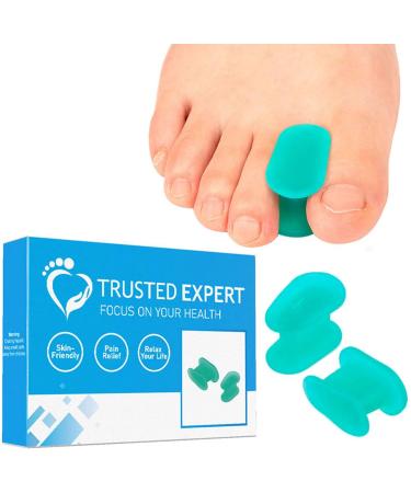 Soft Silicone Toe Separator Spacers - Skin Friendly Bunion Corrector for Men and Women - Buy Online on GoSupps.com