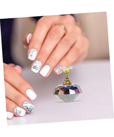 BIUDECO 1 Set Manicure Practice Base Nail Stand for Press on Nail Stands Nail Display Stand Magnetic Nail Holder Nail Supplies Nail Painting Stand Fake Nail Stand Press on Nail Holder 4x4cm As Shown - Buy Online on GoSupps.com