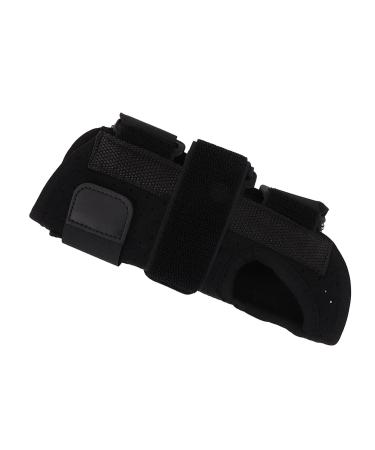 Yosoo Wrist Support Brace for Pain Relief - Breathable Elastic Hand Wraps & Straps for Arthritis Recovery (Left Hand Black - Buy Online on GoSupps.com