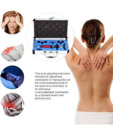 Manual Chiropractor - Stainless Steel Spine Massage Device with 4 Repeatable Heads for Effective Adjustment - Buy Online on GoSupps.com